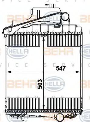 BEHR HELLA SERVICE 8MK 376 783-621