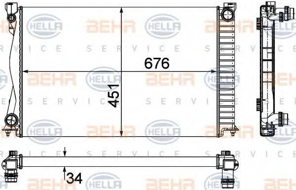 BEHR HELLA SERVICE 8MK 376 790-101