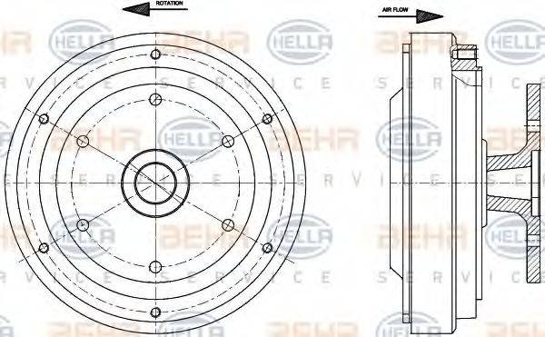 BEHR HELLA SERVICE 8MV 376 791-261
