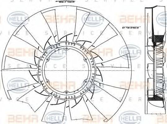 BEHR HELLA SERVICE 8MV 376 791-271