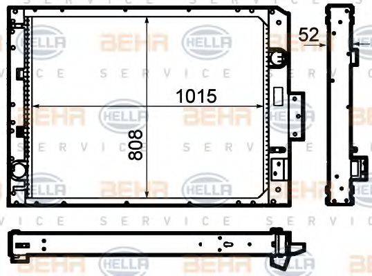 BEHR HELLA SERVICE 8MK 376 792-091