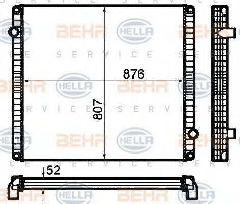 BEHR HELLA SERVICE 8MK 376 792-151