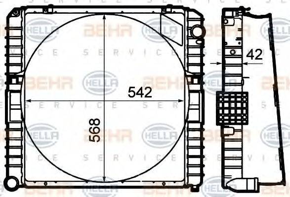 BEHR HELLA SERVICE 8MK 376 792-181