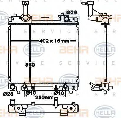 BEHR HELLA SERVICE 8MK 376 792-431
