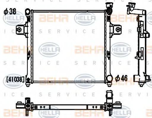 BEHR HELLA SERVICE 8MK 376 900-651