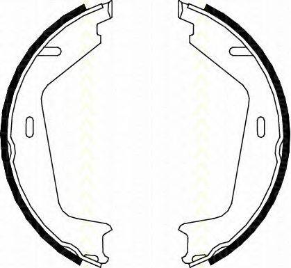 ROULUNDS RUBBER 0721 Комплект гальмівних колодок, стоянкова гальмівна система