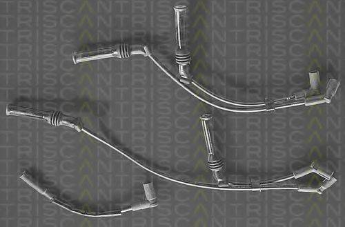 TRISCAN ZEF1256 Комплект дротів запалювання