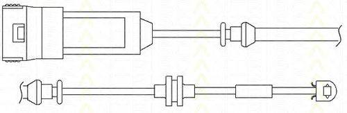 FEBI BILSTEIN 22072 Сигналізатор, знос гальмівних колодок