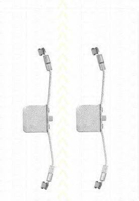 OJD (QUICK BRAKE) 1641 Комплектуючі, колодки дискового гальма