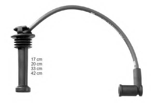 FORD 1335377 Комплект дротів запалювання
