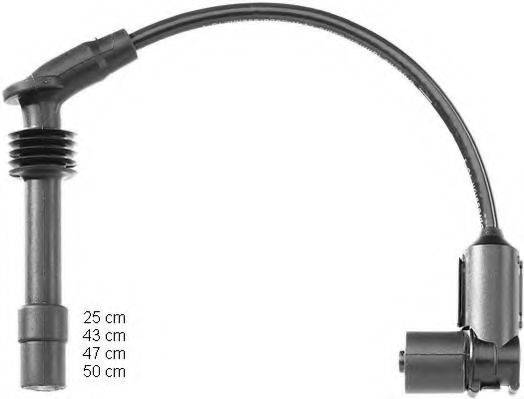 OPEL 12 82 165 Комплект дротів запалювання