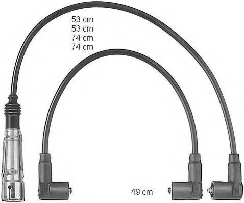 PVL 211 Комплект дротів запалювання