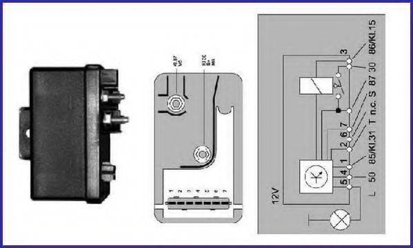 LUCAS ELECTRICAL R 04090001 B Блок керування, час розжарювання