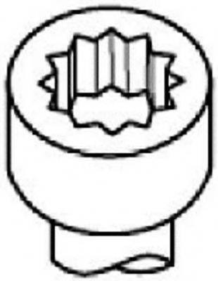 VAG 034103385C Комплект болтів головки цилідра