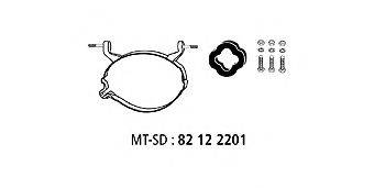BOSAL 257-375 Монтажний комплект, система випуску
