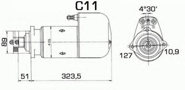 EFEL 22672 Стартер