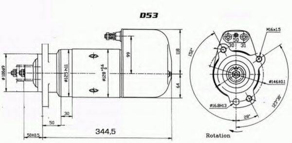 EFEL 22773 Стартер