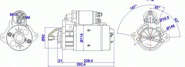 SCHMITZ CARGOBULL 110461 Стартер