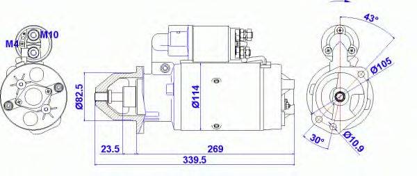 EFEL 38077 Стартер