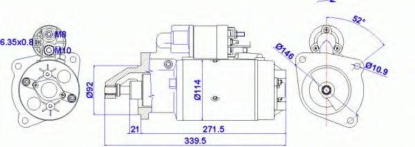 SCHMITZ CARGOBULL 111499 Стартер