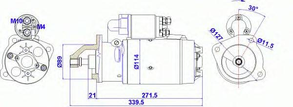 MWM 605720100092 Стартер