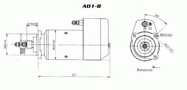 EFEL 22215 Стартер