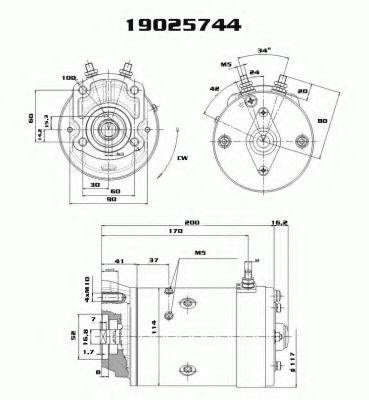 IVECO 22437 Електродвигун