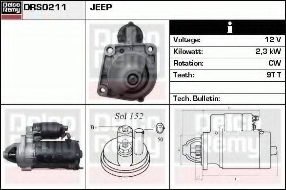 CHRYSLER RL041563 Стартер
