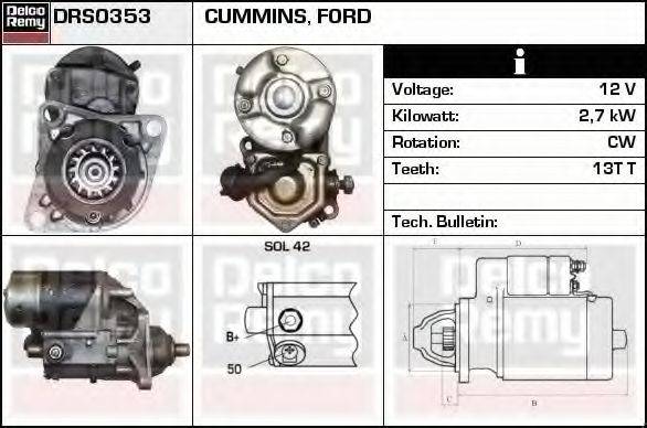 FORD F4HS11001HA Стартер