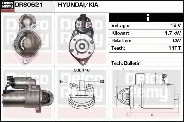 HYUNDAI 36100-2A830 Стартер