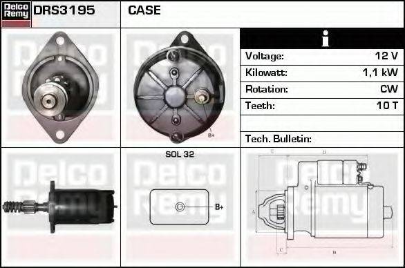 LUCAS ELECTRICAL 25612 Стартер