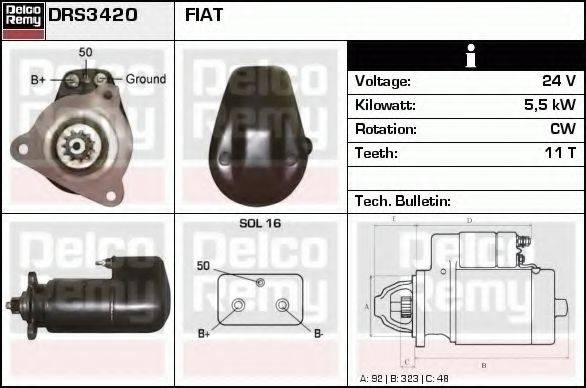 UNIPART 335020 Стартер