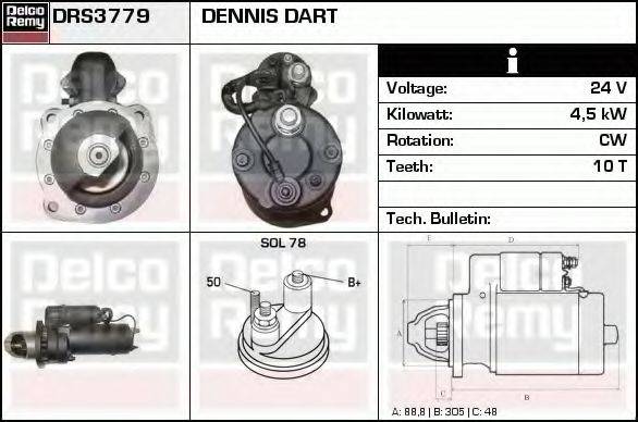 DELCO REMY DRS3779