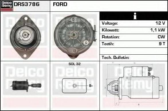 LUCAS ELECTRICAL 25598 Стартер