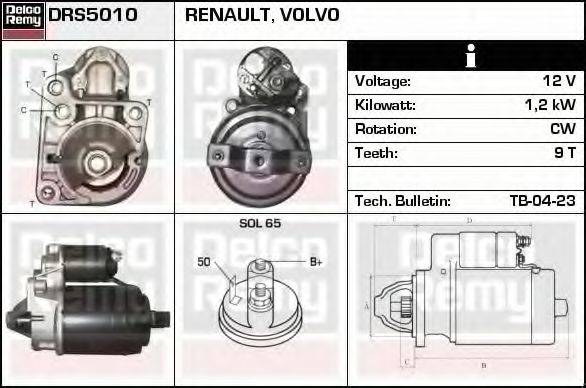 DELCO REMY DRS5010