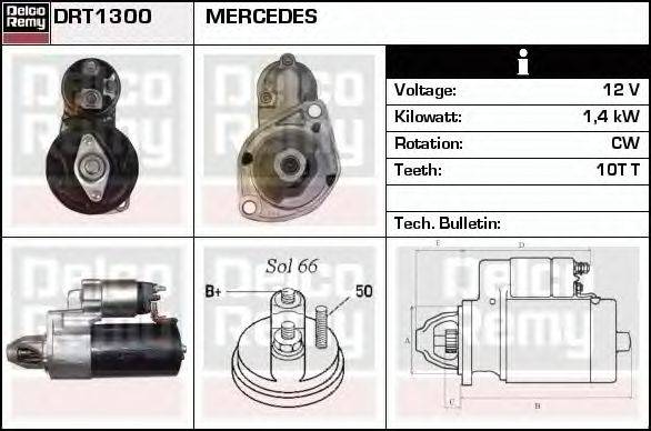DELCO REMY DRT1300