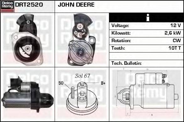 DELCO REMY DRT2520