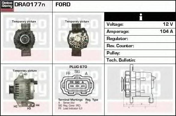 DELCO REMY DRA0177N