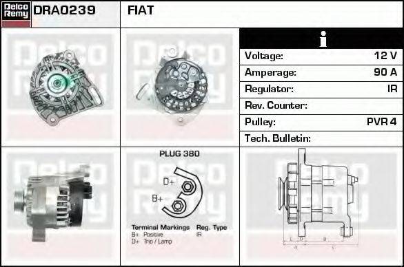 DELCO REMY DA1349 Генератор