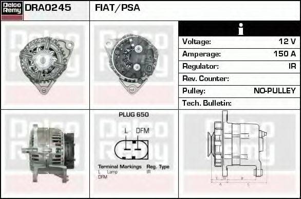LUCAS ELECTRICAL LRA03542 Генератор