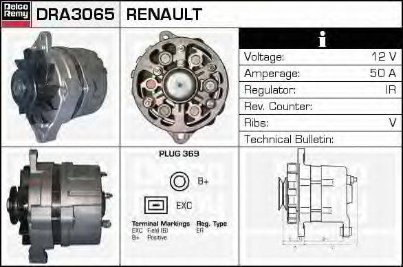 DELCO REMY DRA3065