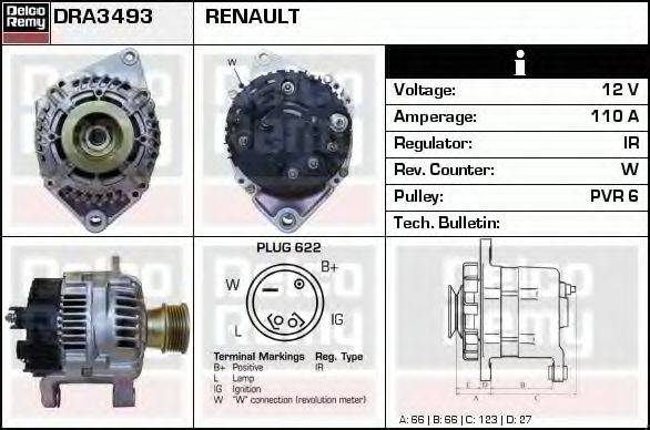 DELCO REMY DRA3493