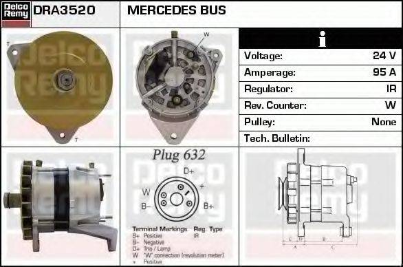 DELCO REMY DRA3520