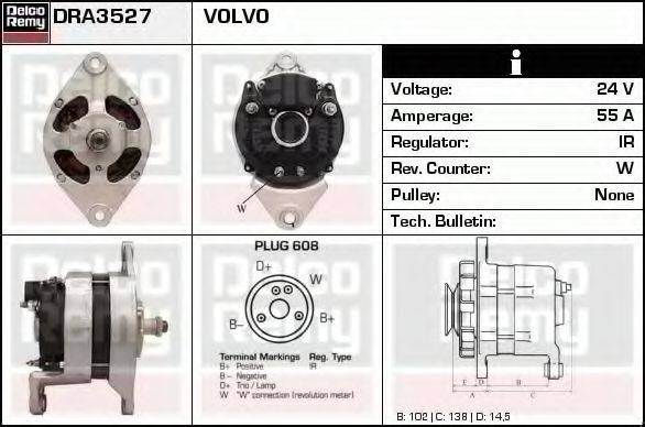 DELCO REMY DRA3527