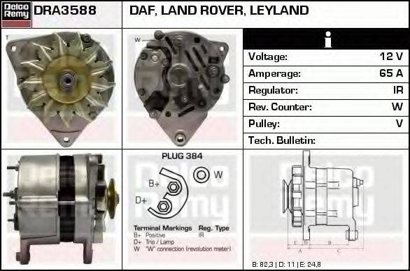 DELCO REMY DRA3588