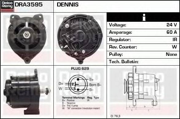 DENNIS 652836 Генератор