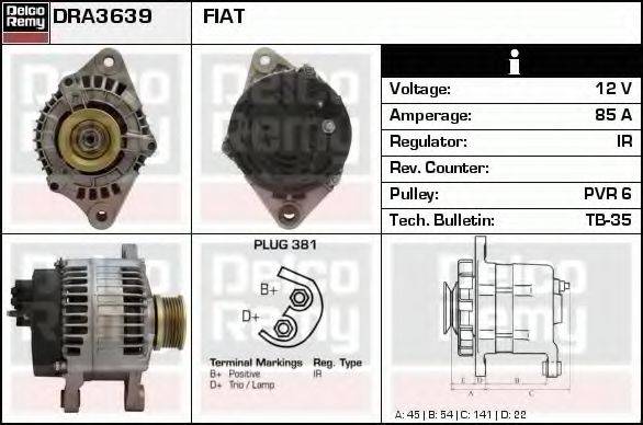 DELCO REMY DRA3639
