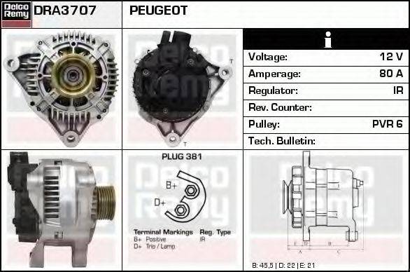 VALEO 439247 Генератор