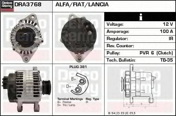 DELCO REMY DRA3768