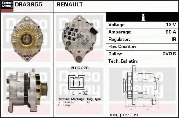 DELCO REMY DRA3955